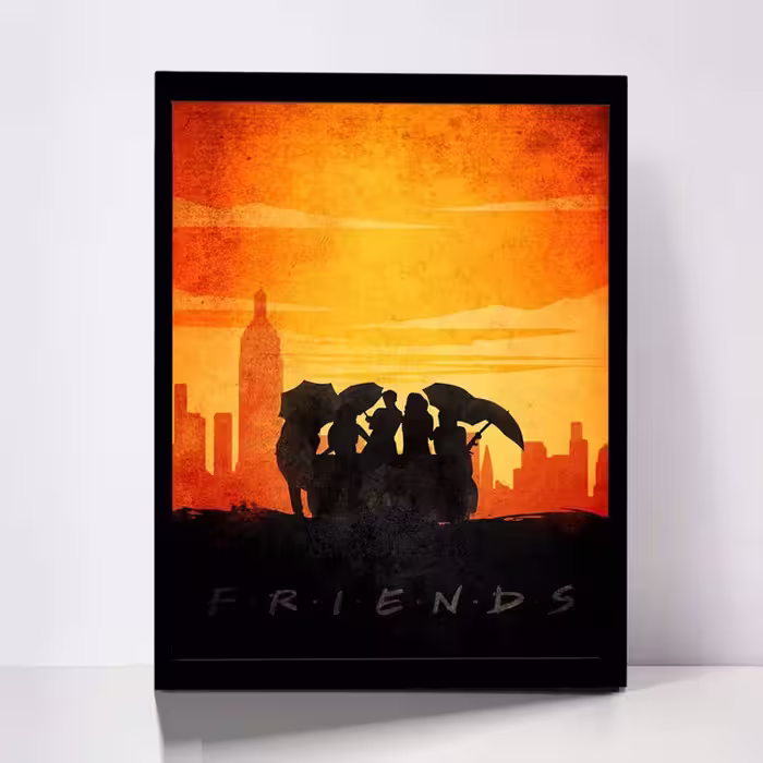 تابلو مدل Friends کد F-5016 | دنیای قاب