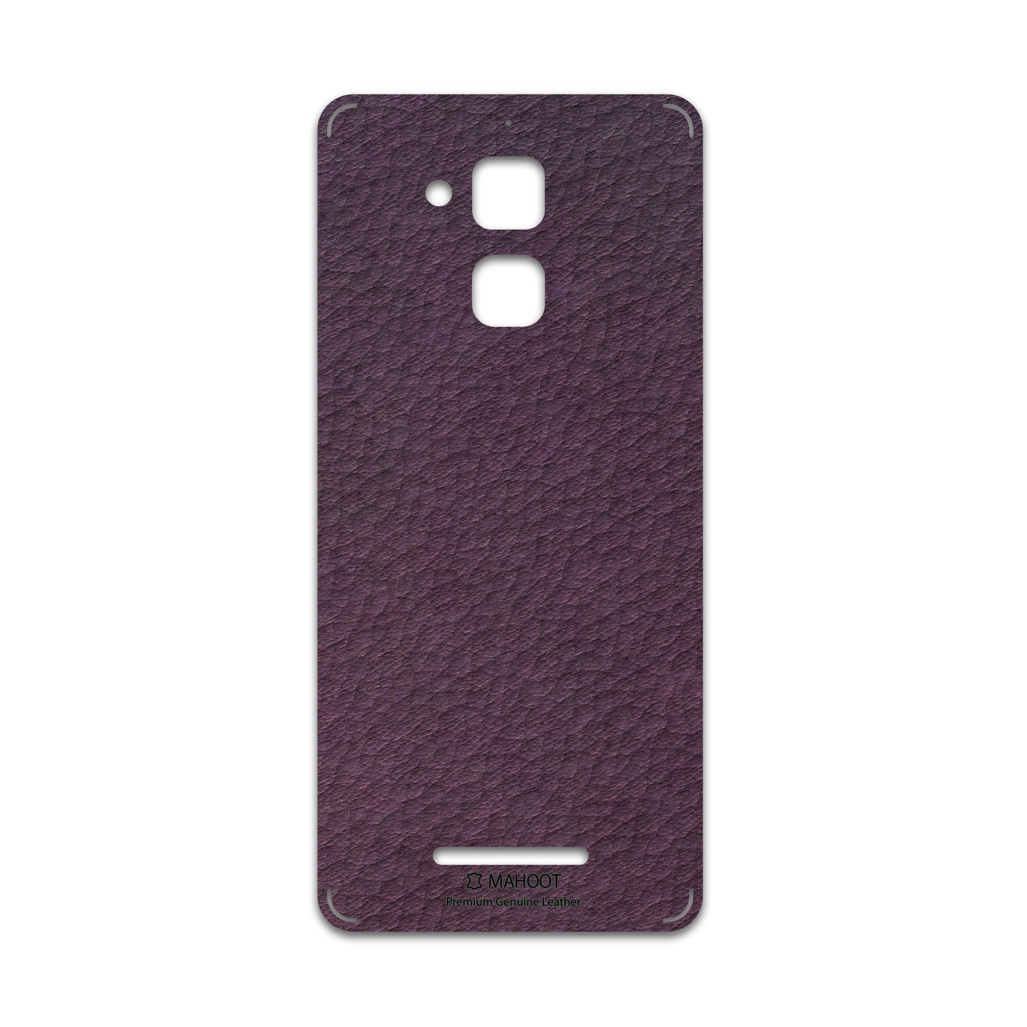 برچسب پوششی ماهوت مدل Purple-Leather مناسب برای گوشی موبایل ایسوس Zenfone 3 Max ZC520TL
