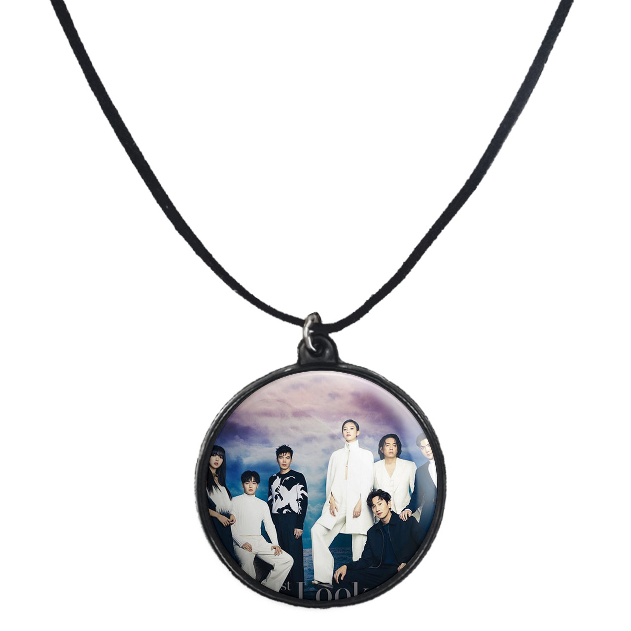 گردنبند پرمانه طرح exo کد pmb.14076 مدل دو طرفه