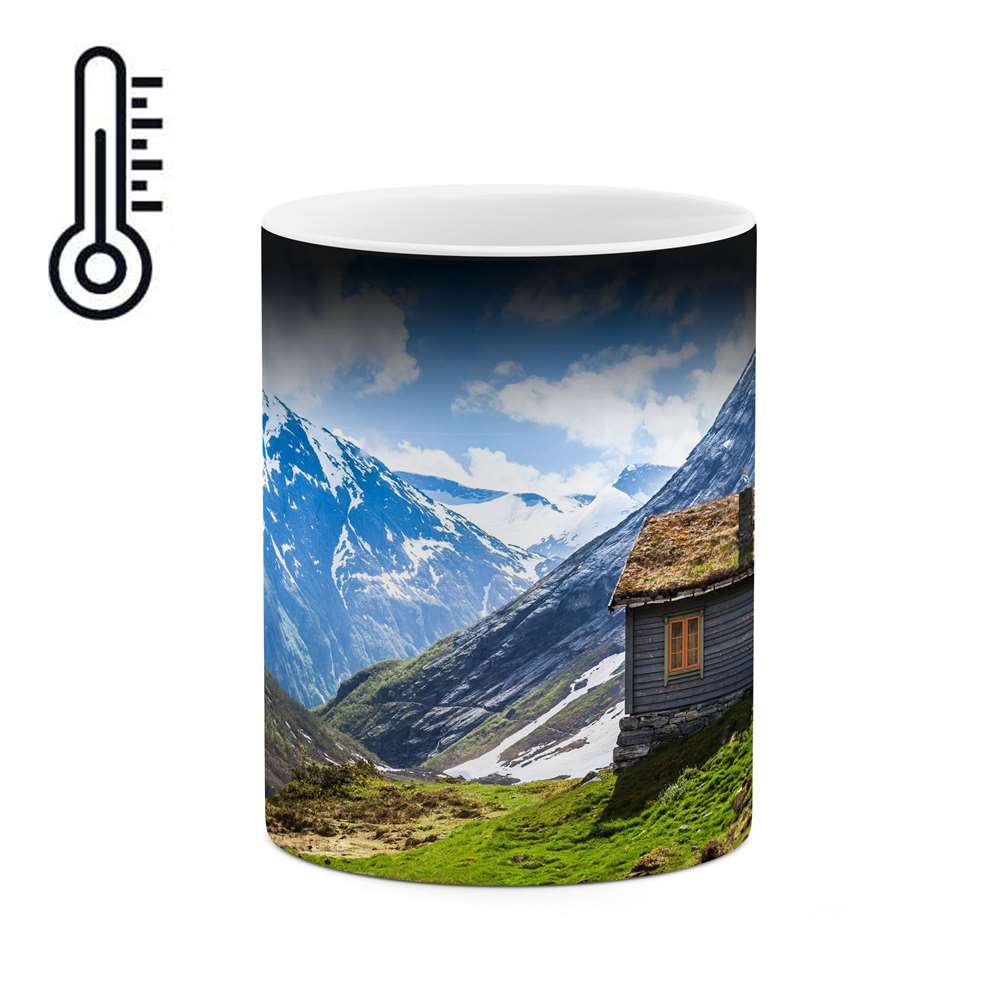 ماگ حرارتی طرح منظره طبیعت  مدل mgph11866