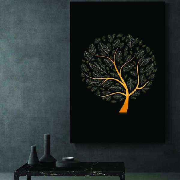 تابلو بوم طرح مدرن درخت مدل TB114