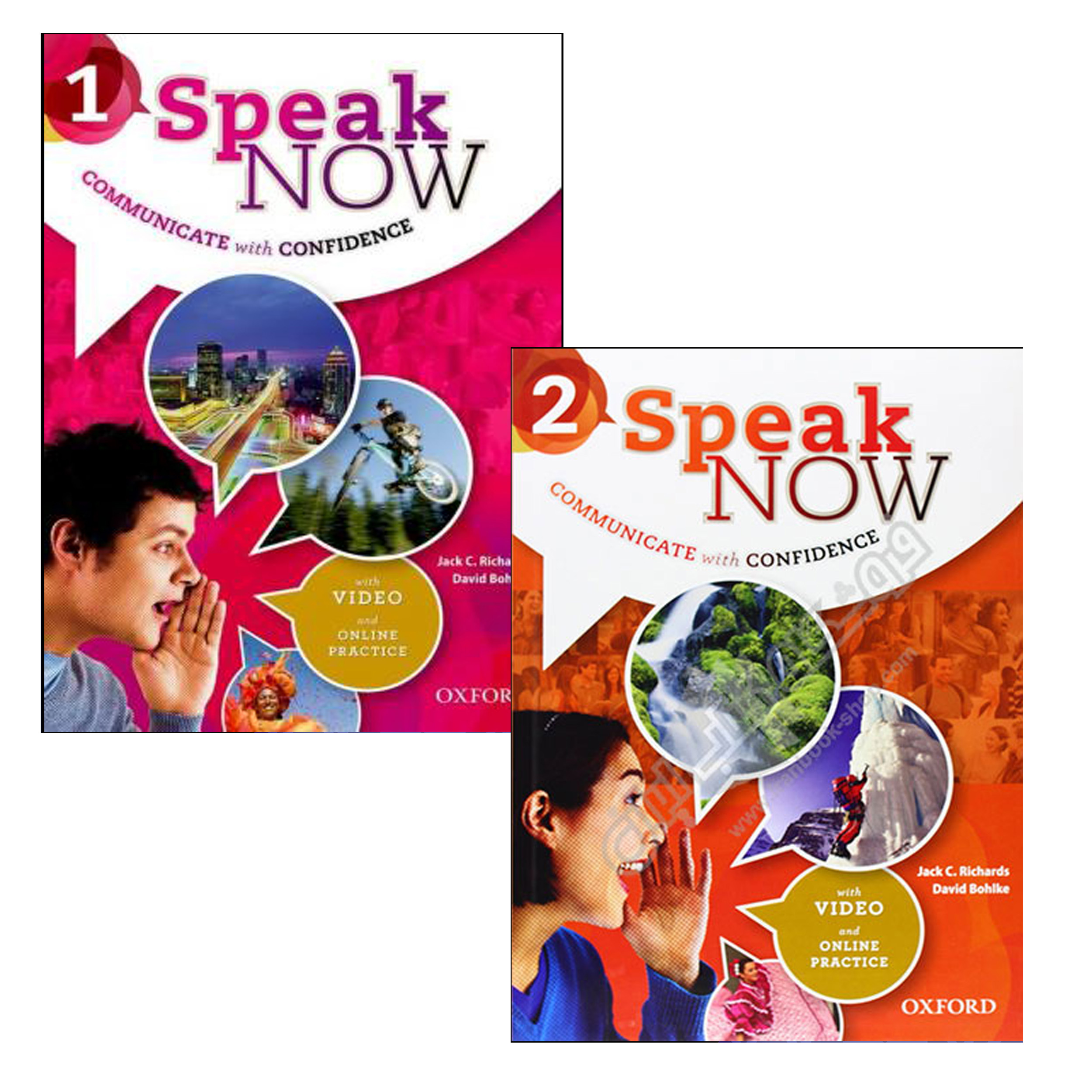 کتاب speak now اثر Jack C Richards and David Bohlke انتشارات OXFORD دو جلدی