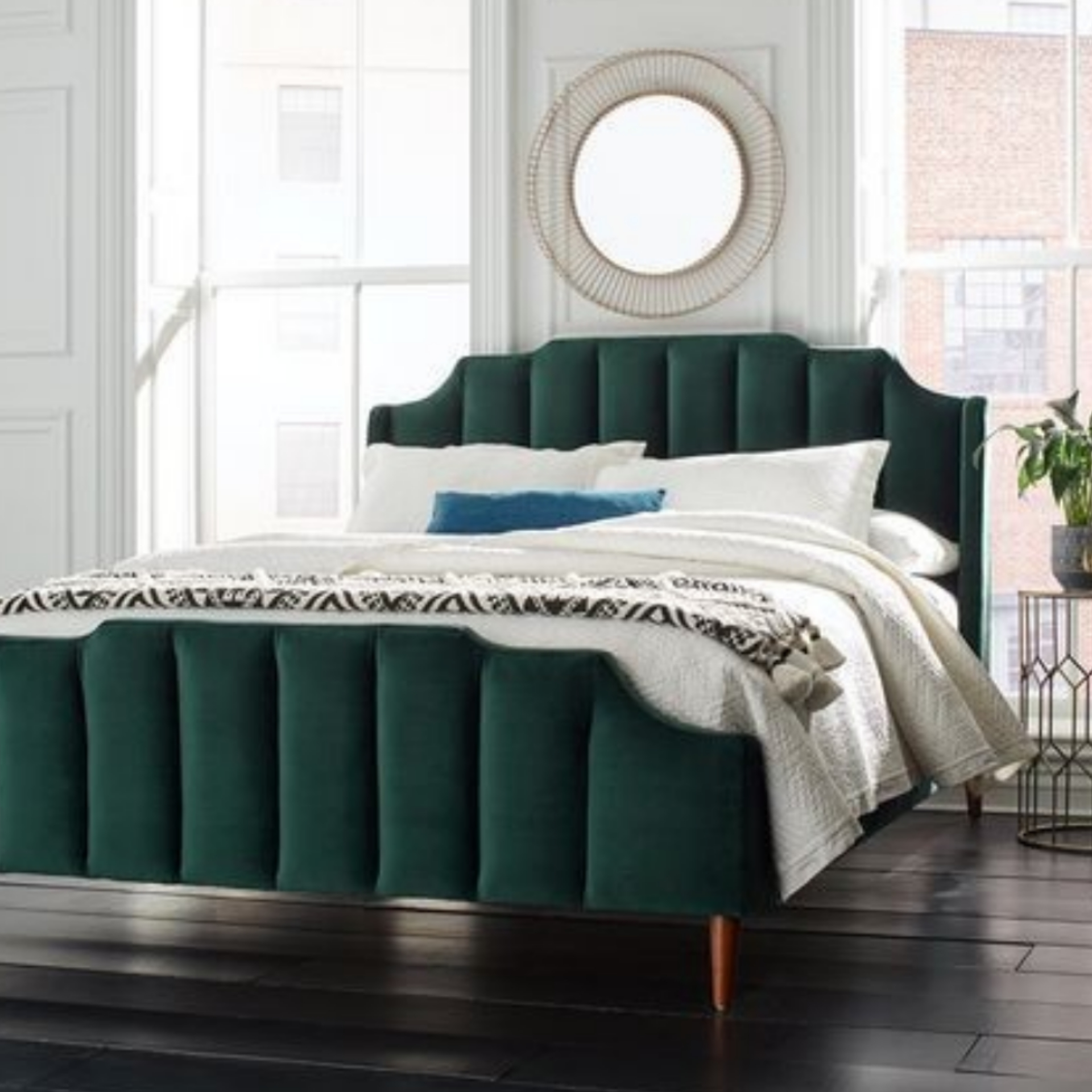 تخت خواب دونفره مدل روشنک سایز 160×200 سانتی متر