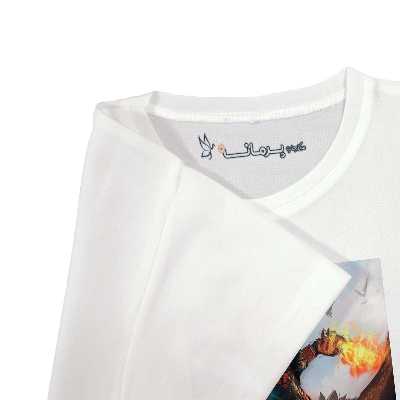 تی شرت بچگانه پرمانه طرح اژدها سواران کد pmt.3975