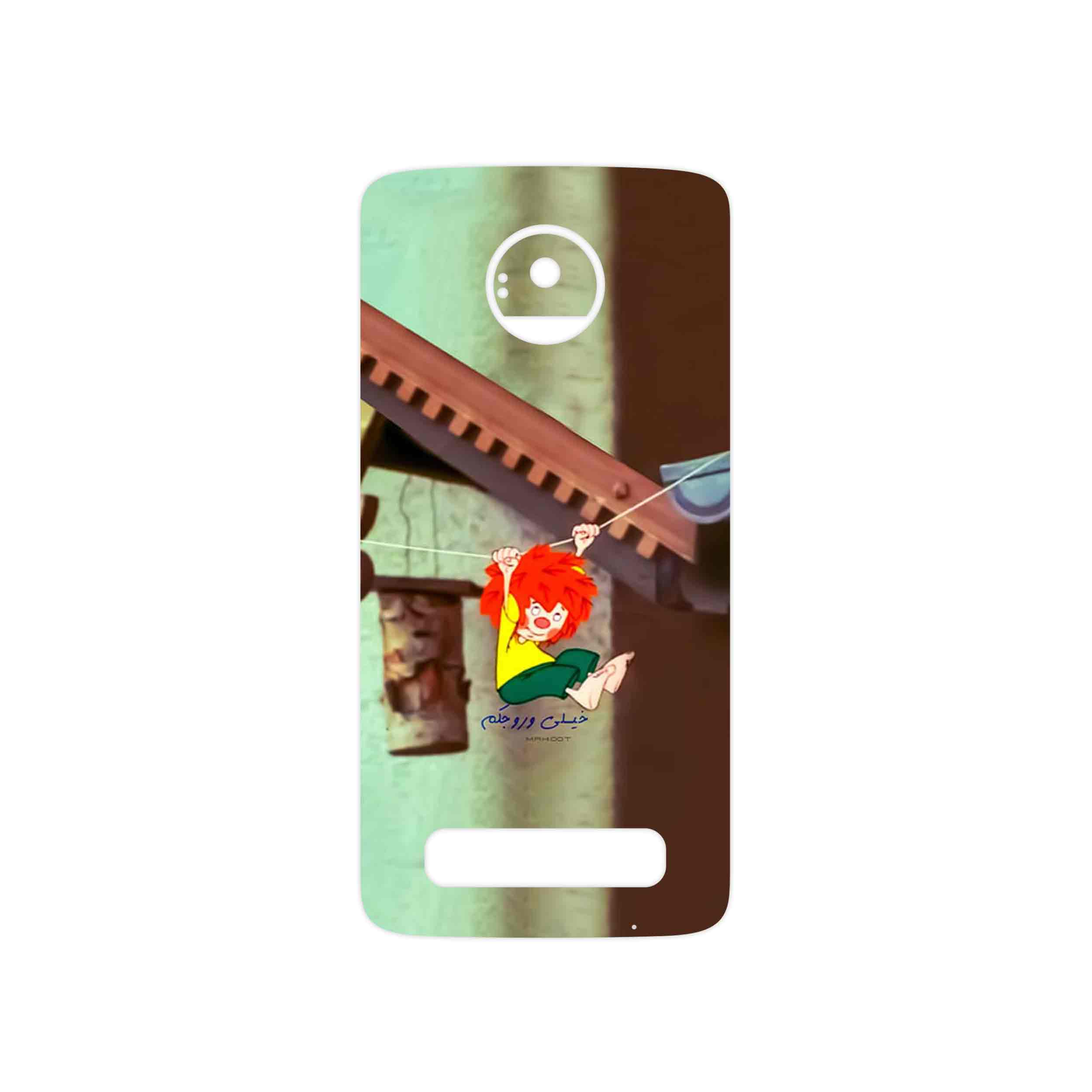 برچسب پوششی ماهوت مدل Meister Eder und sein Pumuckl مناسب برای گوشی موبایل موتورولا Moto Z