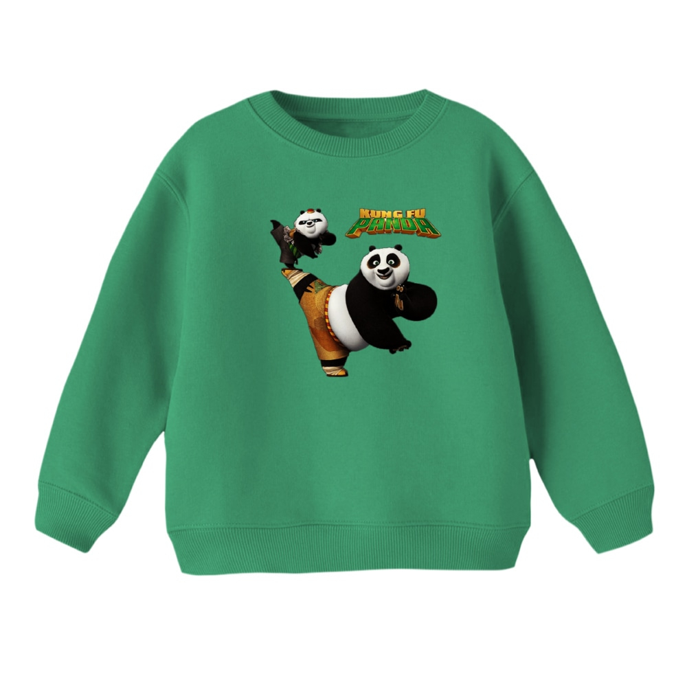 سویشرت بچگانه مدل پاندا کنگفوکار کد 1 رنگ سبز