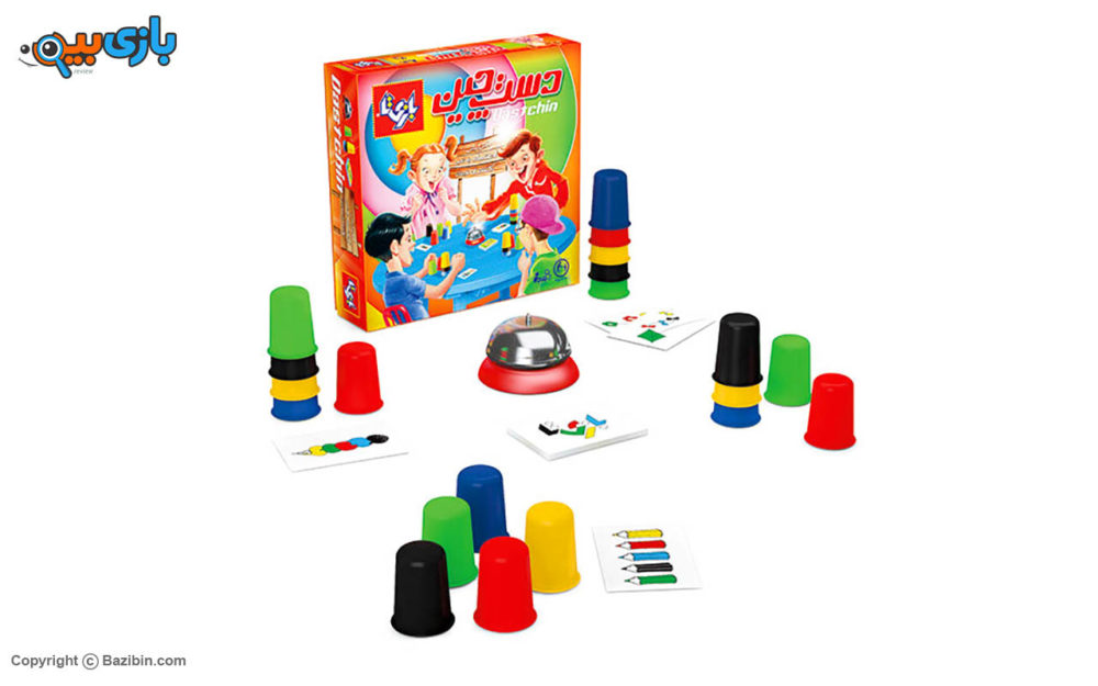 لعبه الطاوله دست جین 4 اشخاص من بازی تا