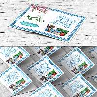 طرح PSD کارت پستال عید نوروز | گرافیک با طعم تربچه