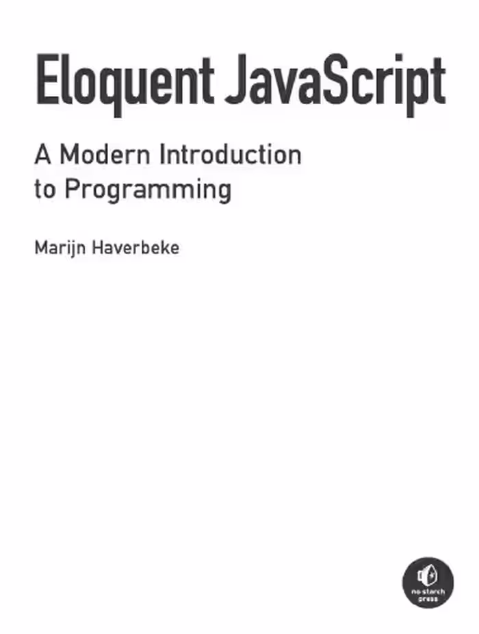 خرید و دانلود نسخه کامل کتاب Eloquent JavaScript: A Modern Introduction to Programming