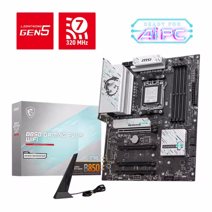 مادربرد ام اس آی مدل B850 GAMING PLUS WIFI