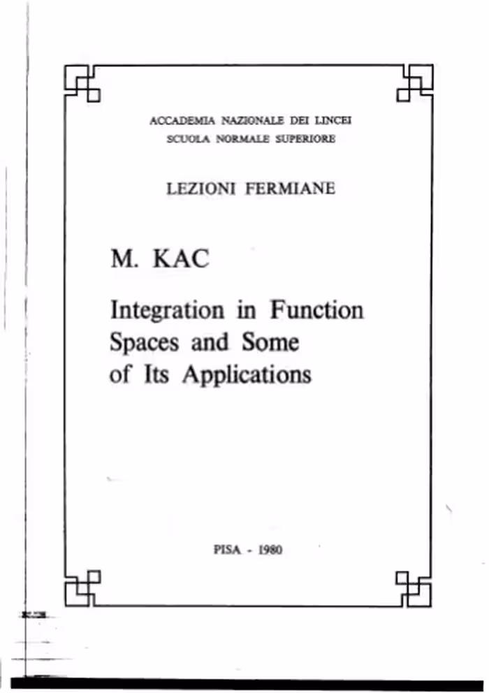 خرید و دانلود نسخه کامل کتاب Integration in function spaces and some of its applications (Lezioni fermiane)