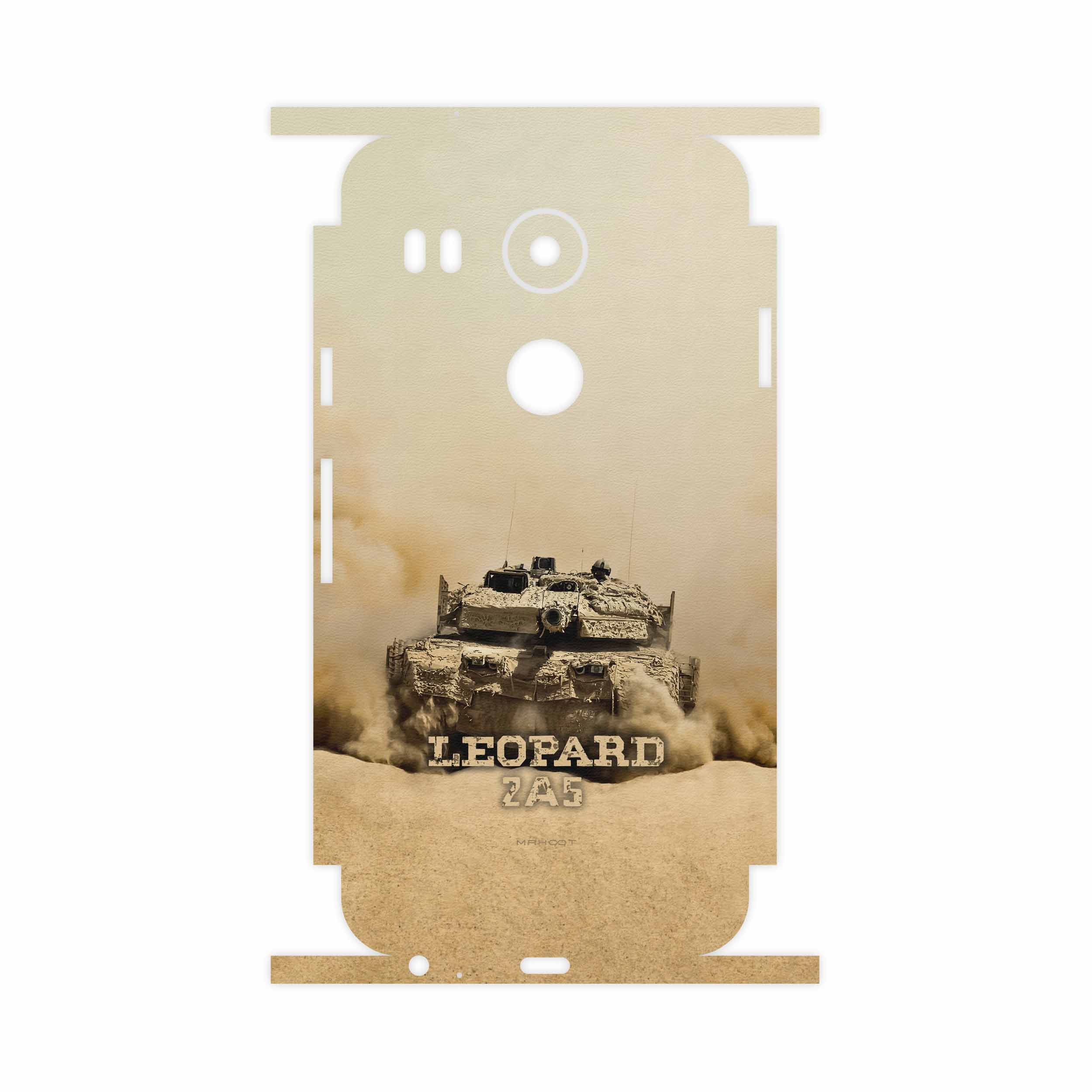 برچسب پوششی ماهوت مدل Leopard 2A5 tank-FullSkin مناسب برای گوشی موبایل گوگل Nexus 5X