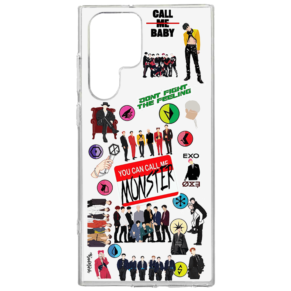 کاور طرح EXO مناسب برای گوشی موبایل سامسونگ Galaxy S22 Ultra