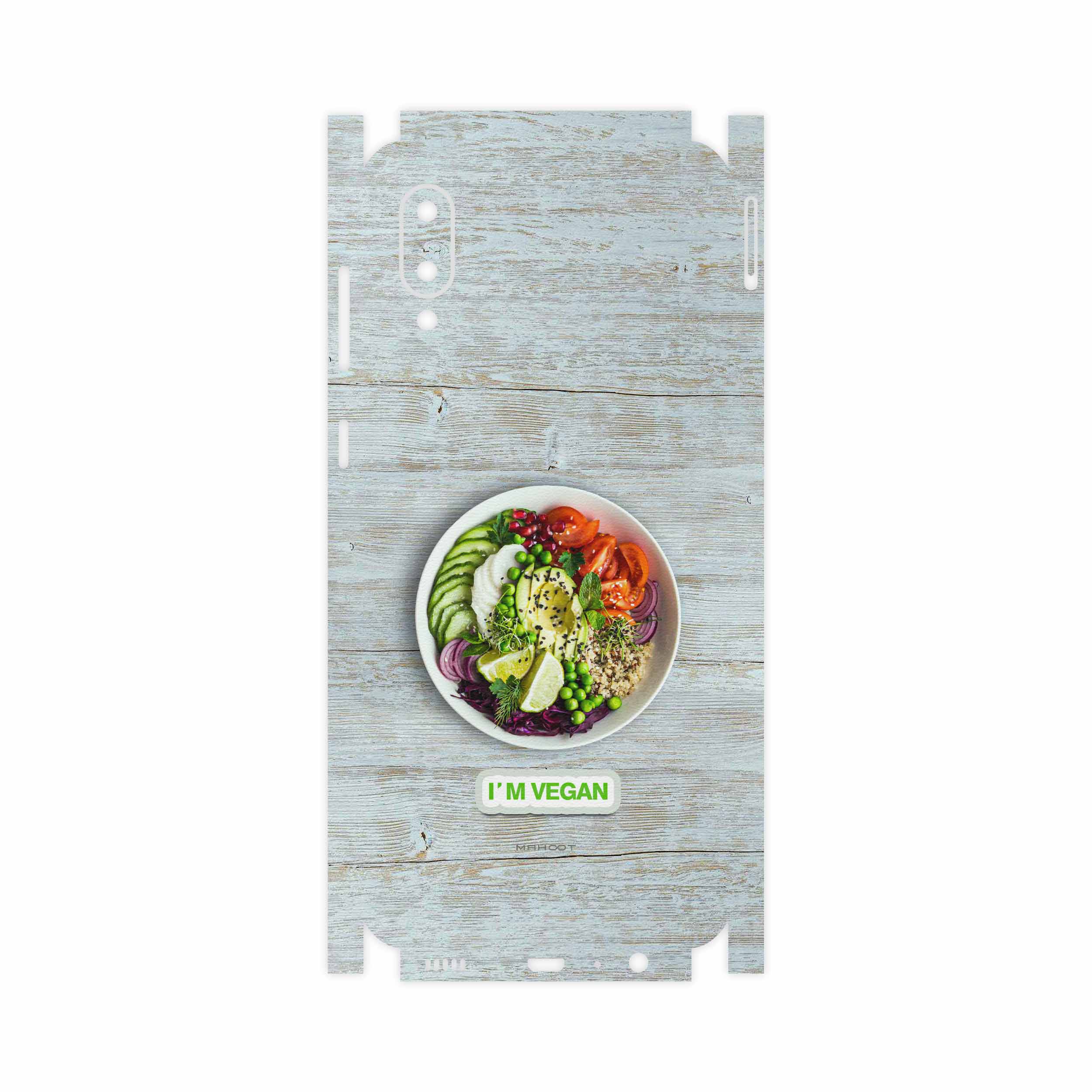 برچسب پوششی ماهوت مدل I'm-vegan-FullSkin مناسب برای گوشی موبایل سامسونگ Galaxy A02