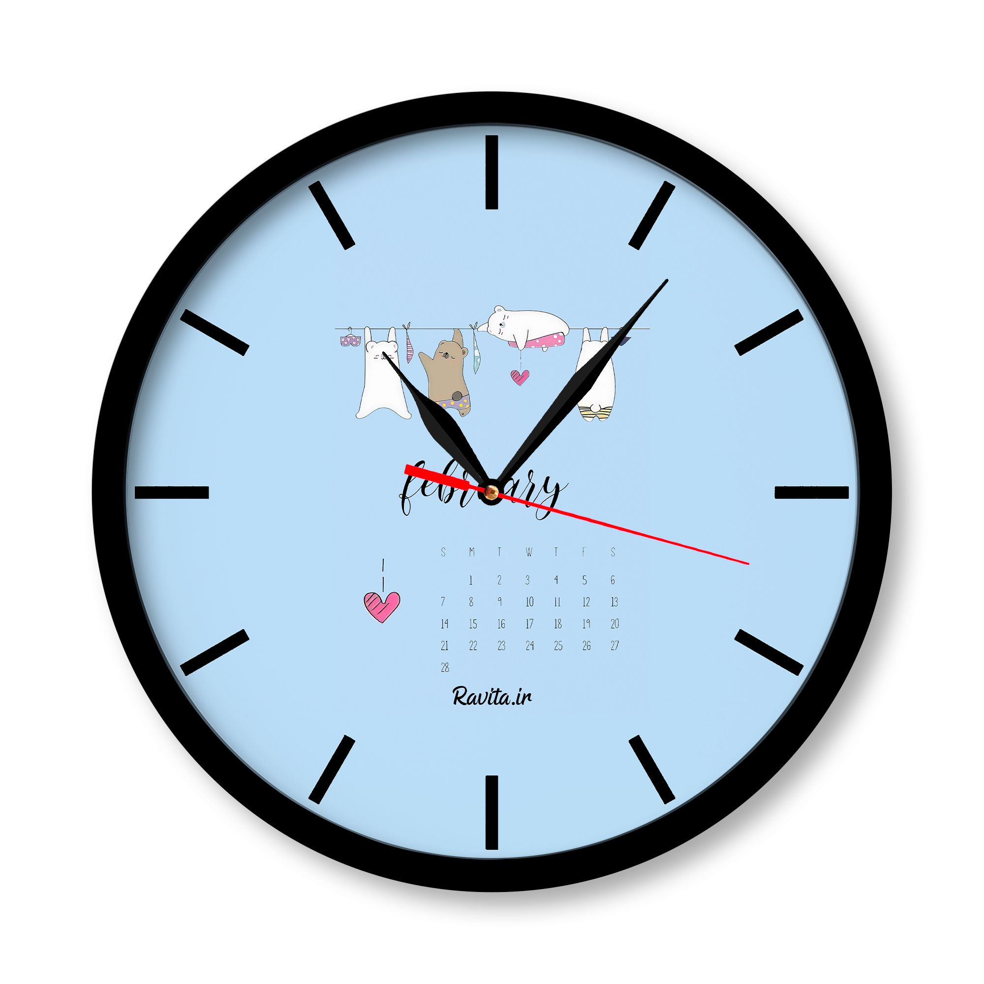 ساعت‌های دیواری راویتا طرح 2960