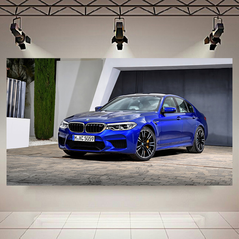 تابلو شاسی طرح ماشین مدل بی ام و M5 کد AR6120 | دنیای قاب