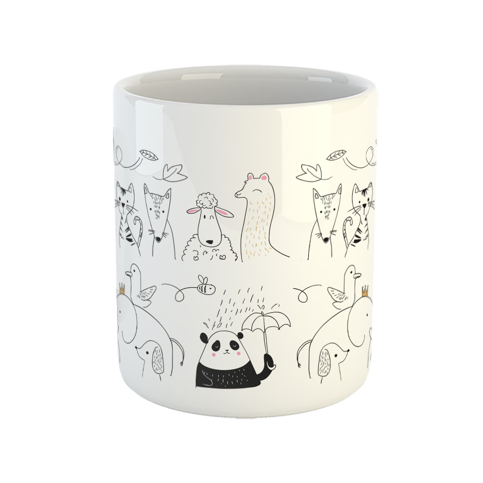 ماگ طرح پاندا مدل cute animals