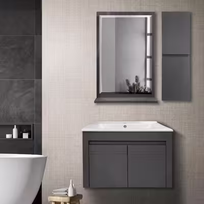 ست کابینت و روشویی مدل لیزا 2031 به همراه آینه و باکس