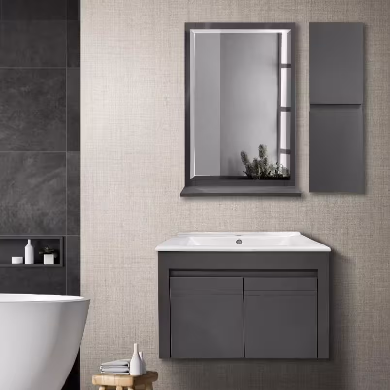 ست کابینت و روشویی مدل لیزا 2031 به همراه آینه و باکس