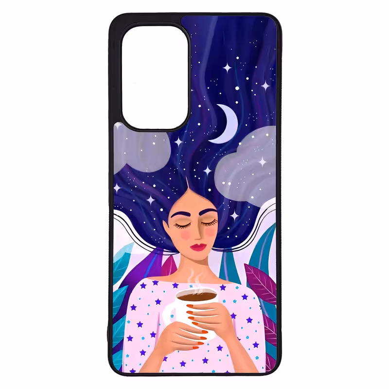 کاور طرح نقاشی دختر کد G-095 مناسب برای گوشی موبایل سامسونگ Galaxy A53 / A53 5G | دیجی قاب دونی