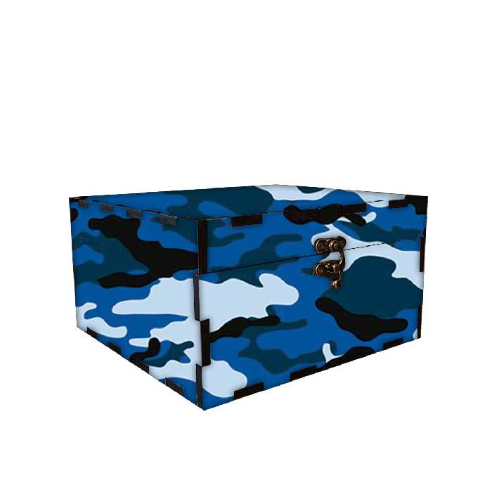 جعبه هدیه مدل ارتشی کد 597