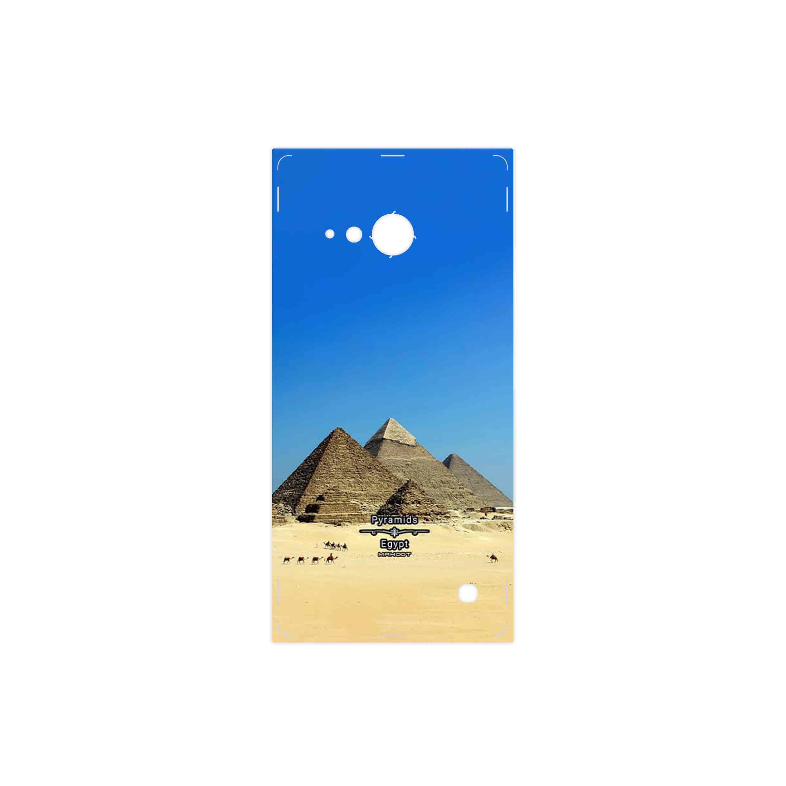 برچسب پوششی ماهوت مدل Pyramids of Egypt مناسب برای گوشی موبایل نوکیا Lumia 730