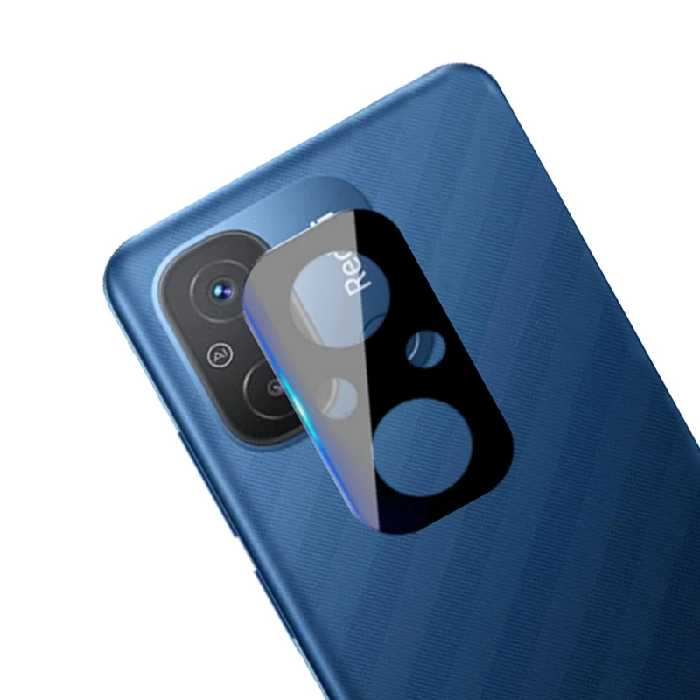 گلس محافظ لنز گوشی Xiaomi Redmi 12C مدل شیشه ای 3D