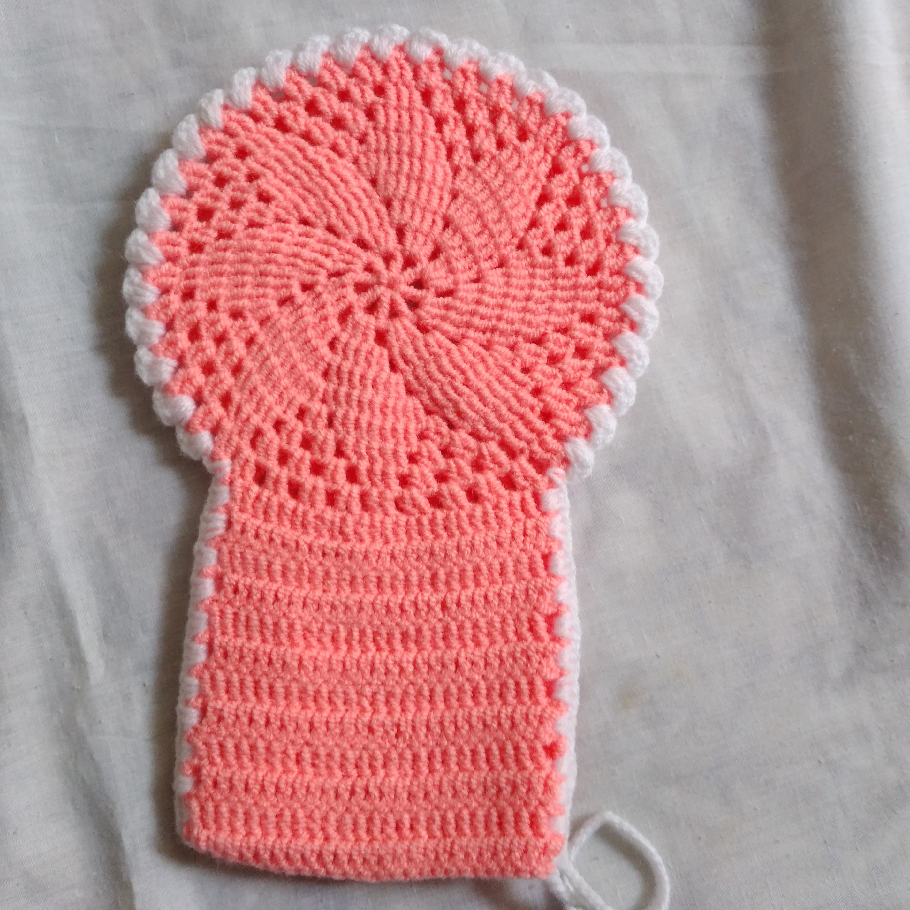 لیف کودک کاموایی طرح گل