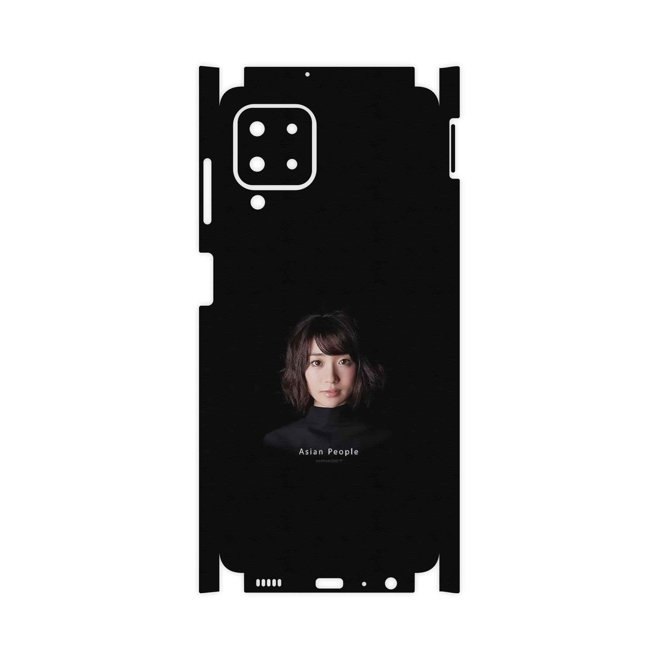 برچسب پوششی ماهوت مدل Portrait of an Asian Woman-FullSkin مناسب برای گوشی موبایل سامسونگ Galaxy M22