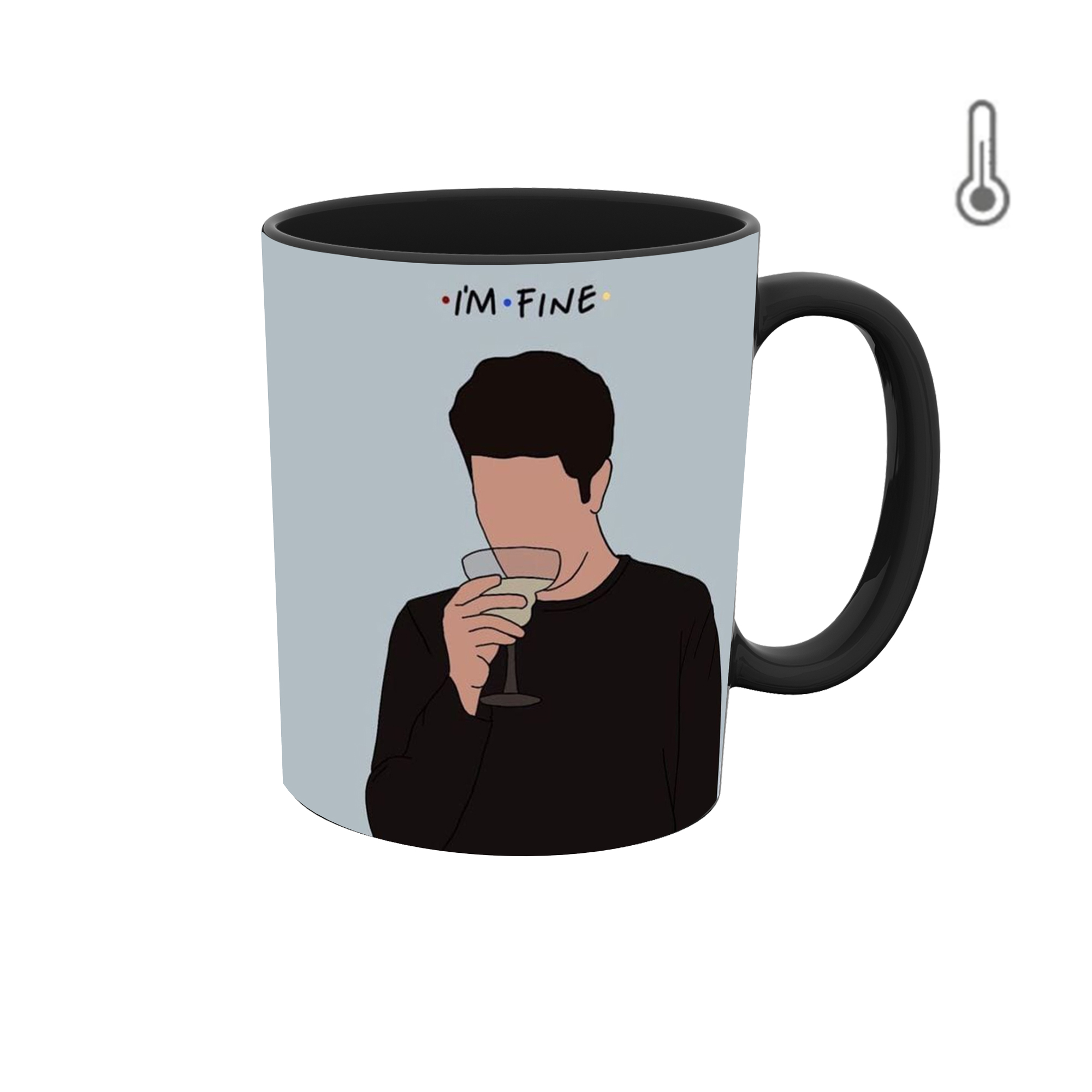 ماگ حرارتی طرح گرافیکی راس سریال فرندز 