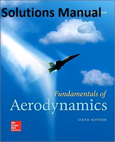 خرید و دانلود نسخه کامل کتاب [Solutions Manual] Fundamentals of Aerodynamics (6th Edition) - Pdf