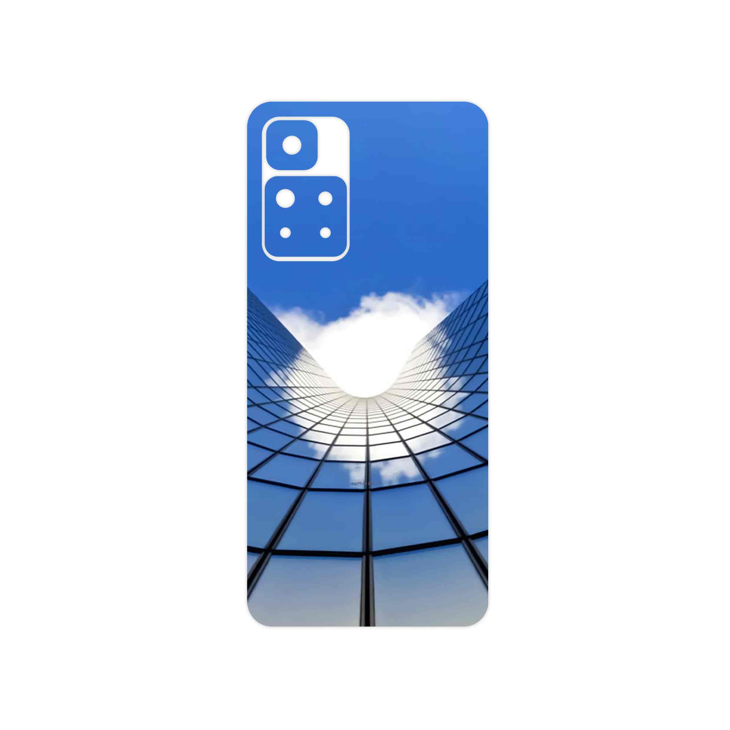 برچسب پوششی ماهوت مدل Glass skyscraper مناسب برای گوشی موبایل شیائومی Redmi Note 11 Pro Plus 5G