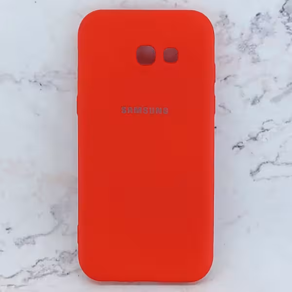 کاور سیلیکونی رنگی مدل TPN مناسب برای گوشی موبایل سامسونگ Galaxy A520 / A5 2017 - قرمز