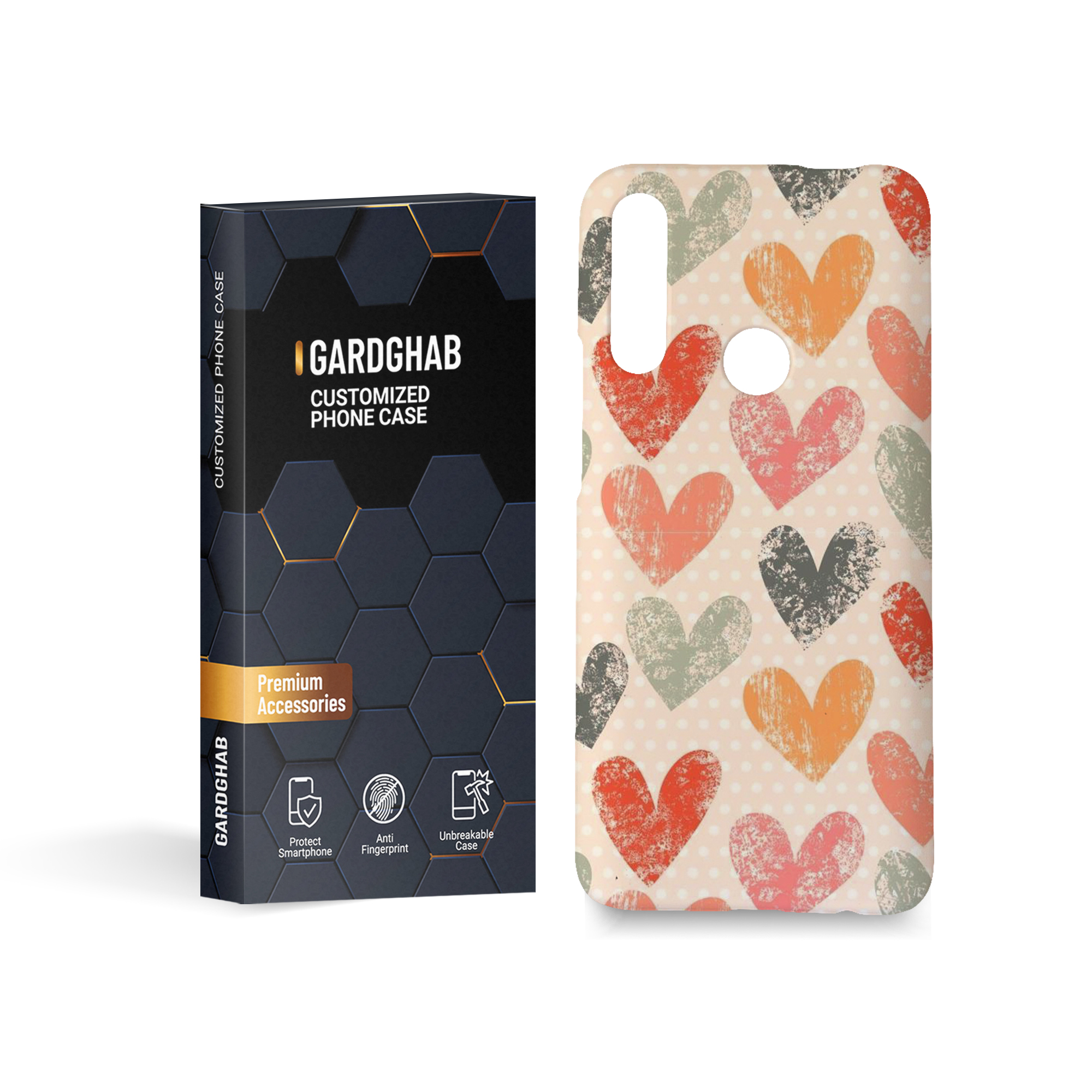   کاور گارد قاب مدل قلب مناسب برای گوشی موبایل هوآوی Y9 prime 2019