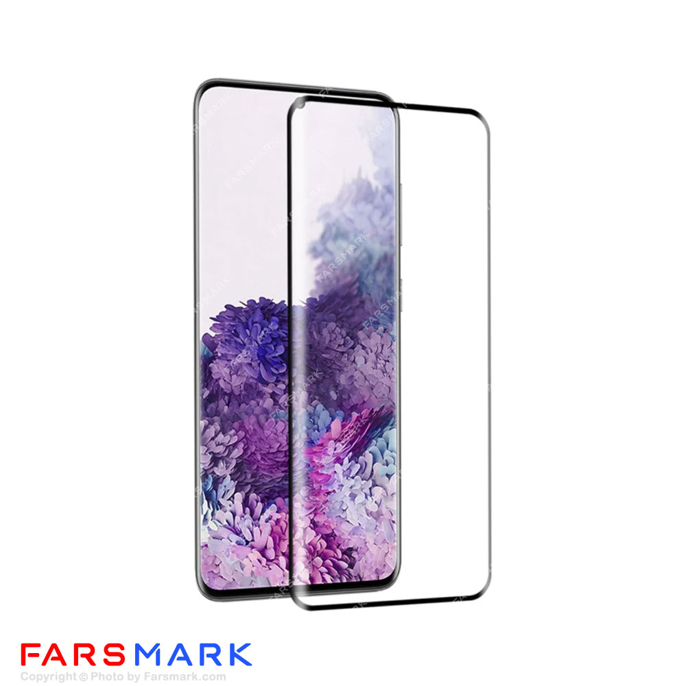 گلس فول چسب خمیده سامسونگ Samsung Galaxy S20 Plus شفاف