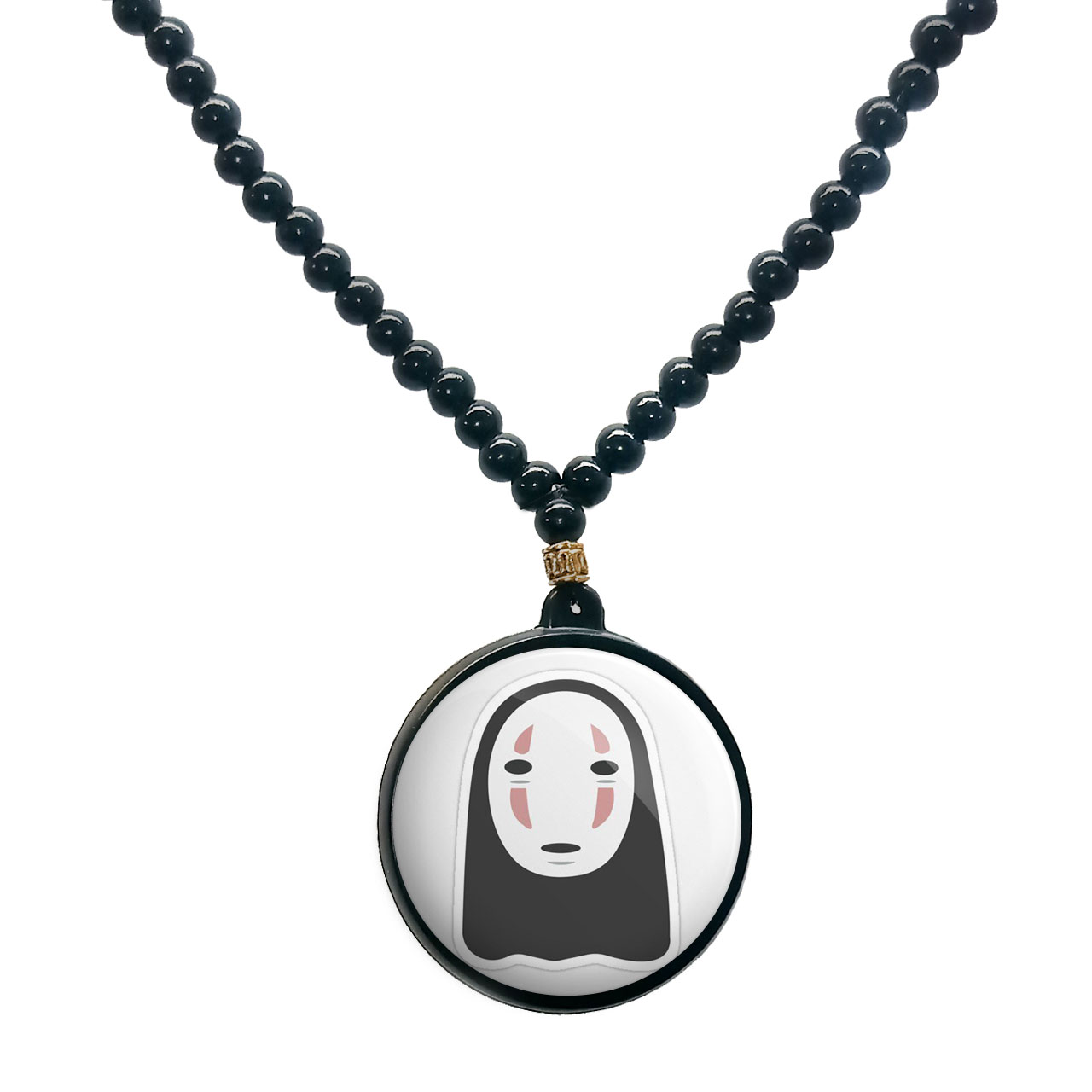 گردنبند پرمانه طرح Spirited Away کد pmd.25666 مدل دو طرفه