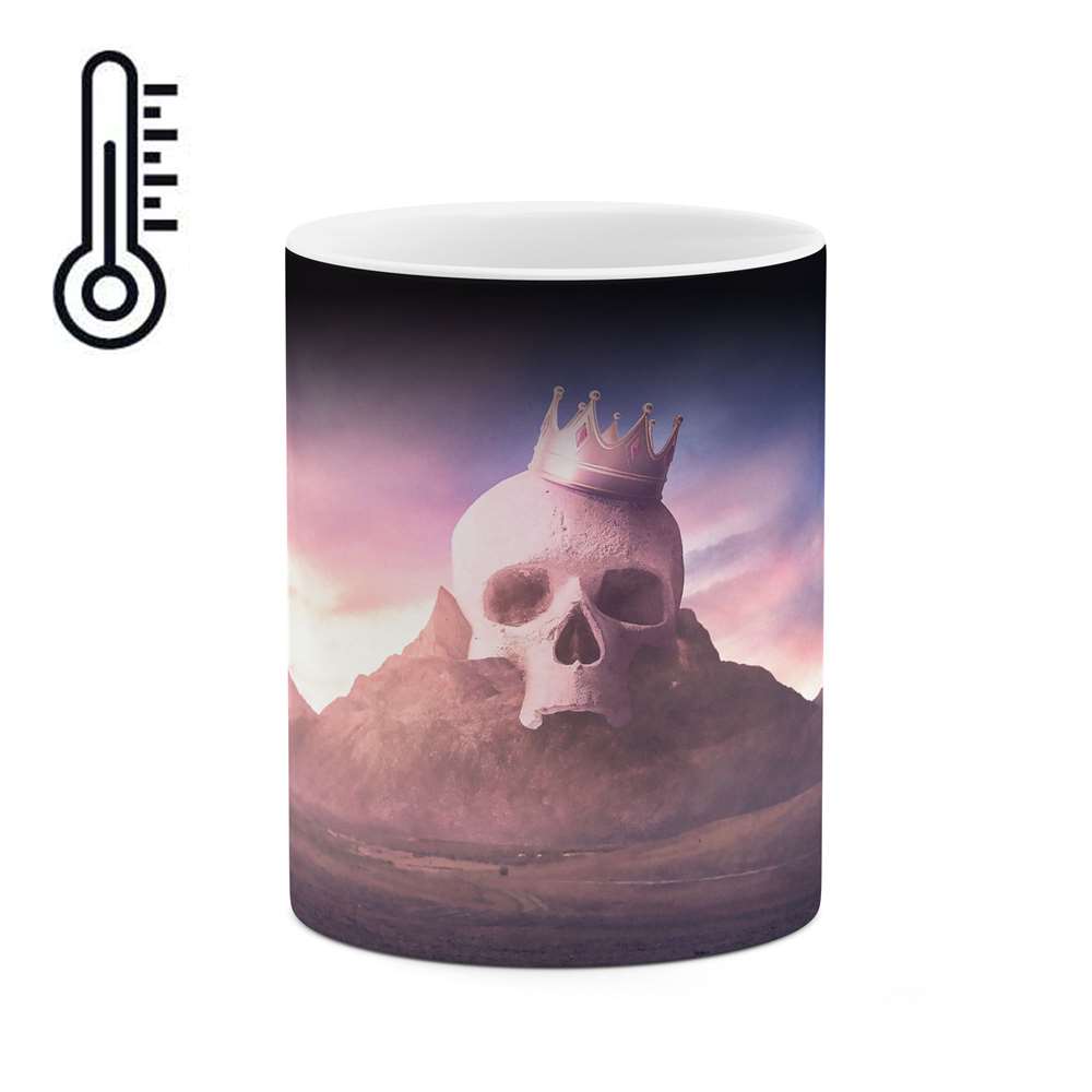 ماگ حرارتی طرح جمجمه مدل mgp00261