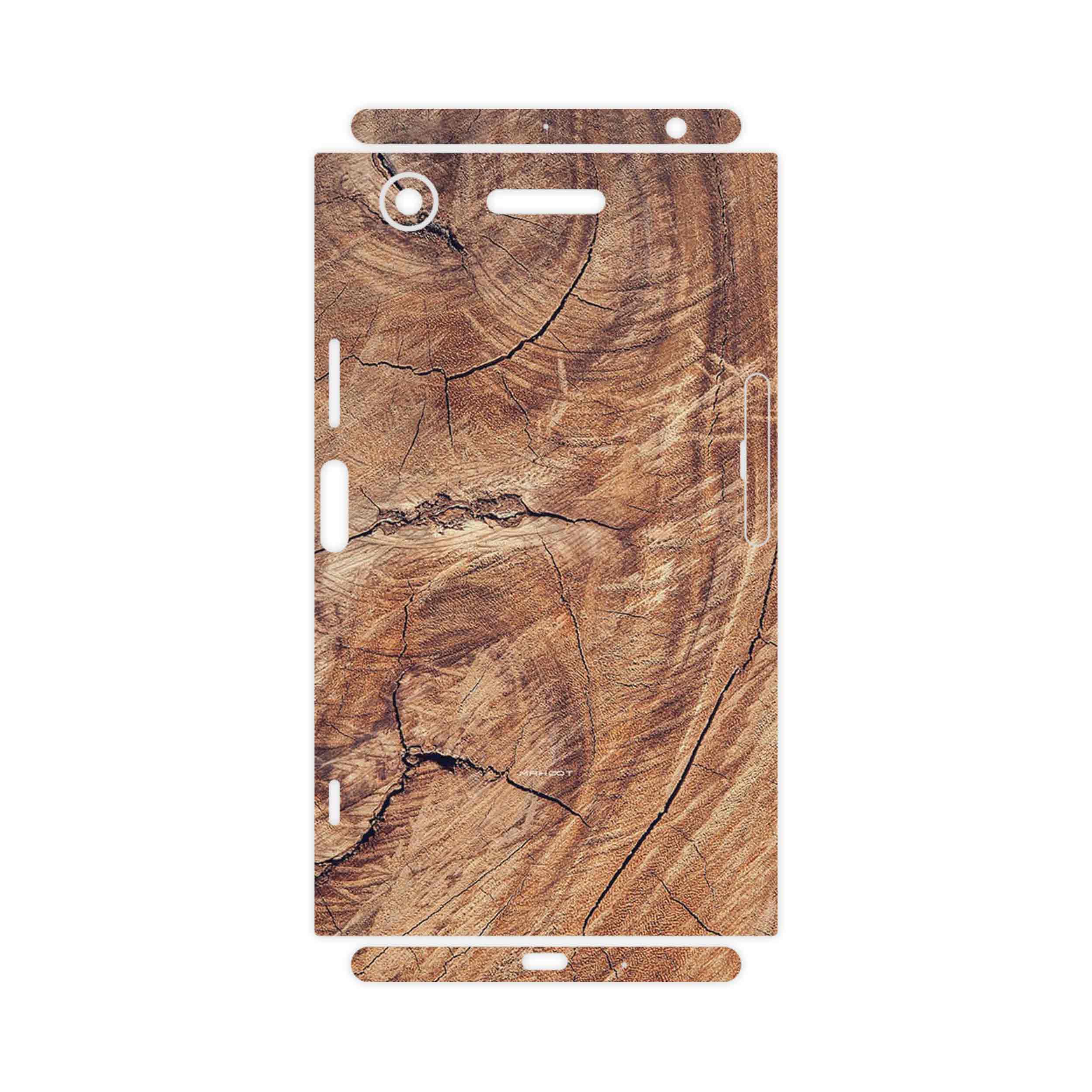 برچسب پوششی ماهوت مدل Wood Texture 5-FullSkin مناسب برای گوشی موبایل سونی Xperia XZ1