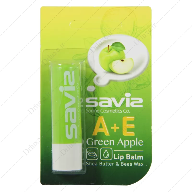 قیمت و خرید بالم لب شی باتر و ویتامینه Green Apple ساویز 45 گرم - دکتر لوکس