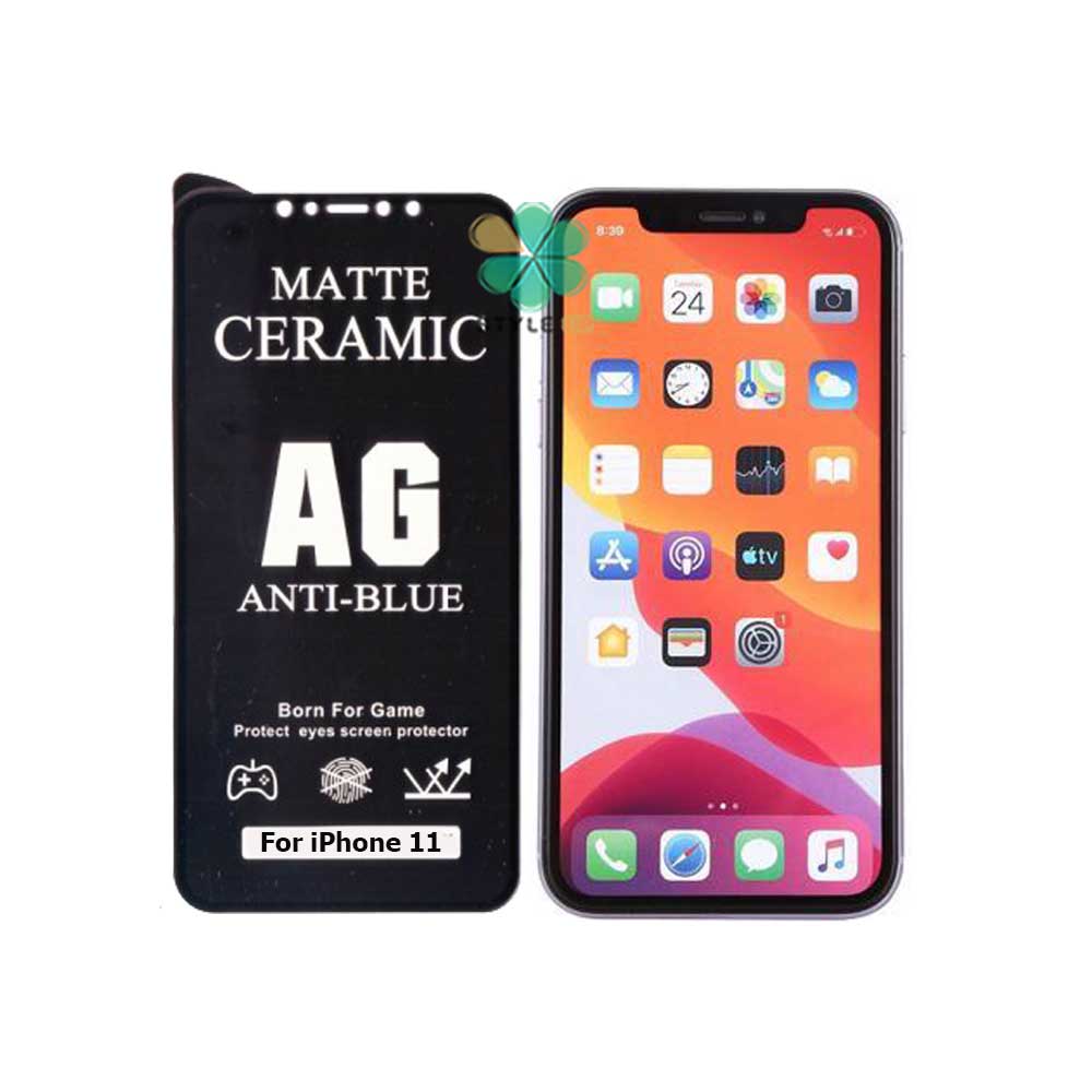 گلس سرامیک مات گوشی اپل آیفون Apple iPhone 11 مدل Antiblue
