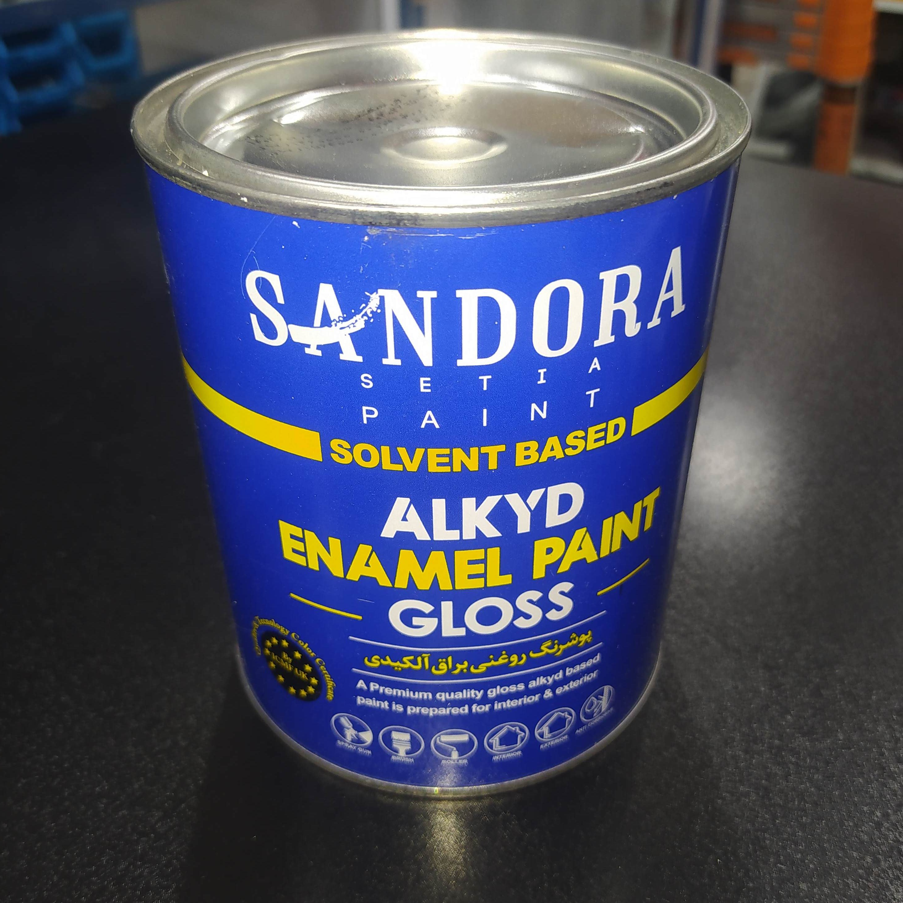 رنگ روغنی براق سفید ساندورا  کد 500 یک کیلویی
قوطی جدید