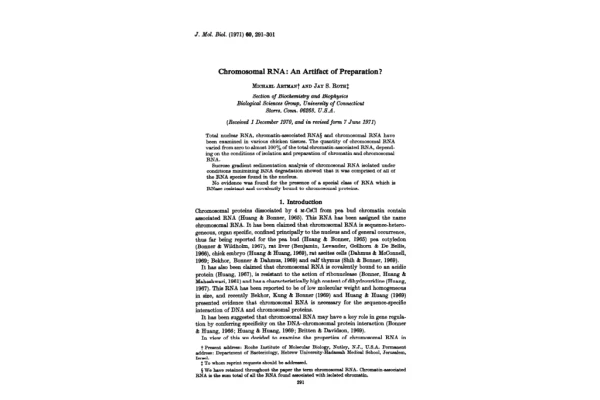 ار ان ای کروموزومی (مقاله) 🔬 - کتابخانه مجازی واتیکان
