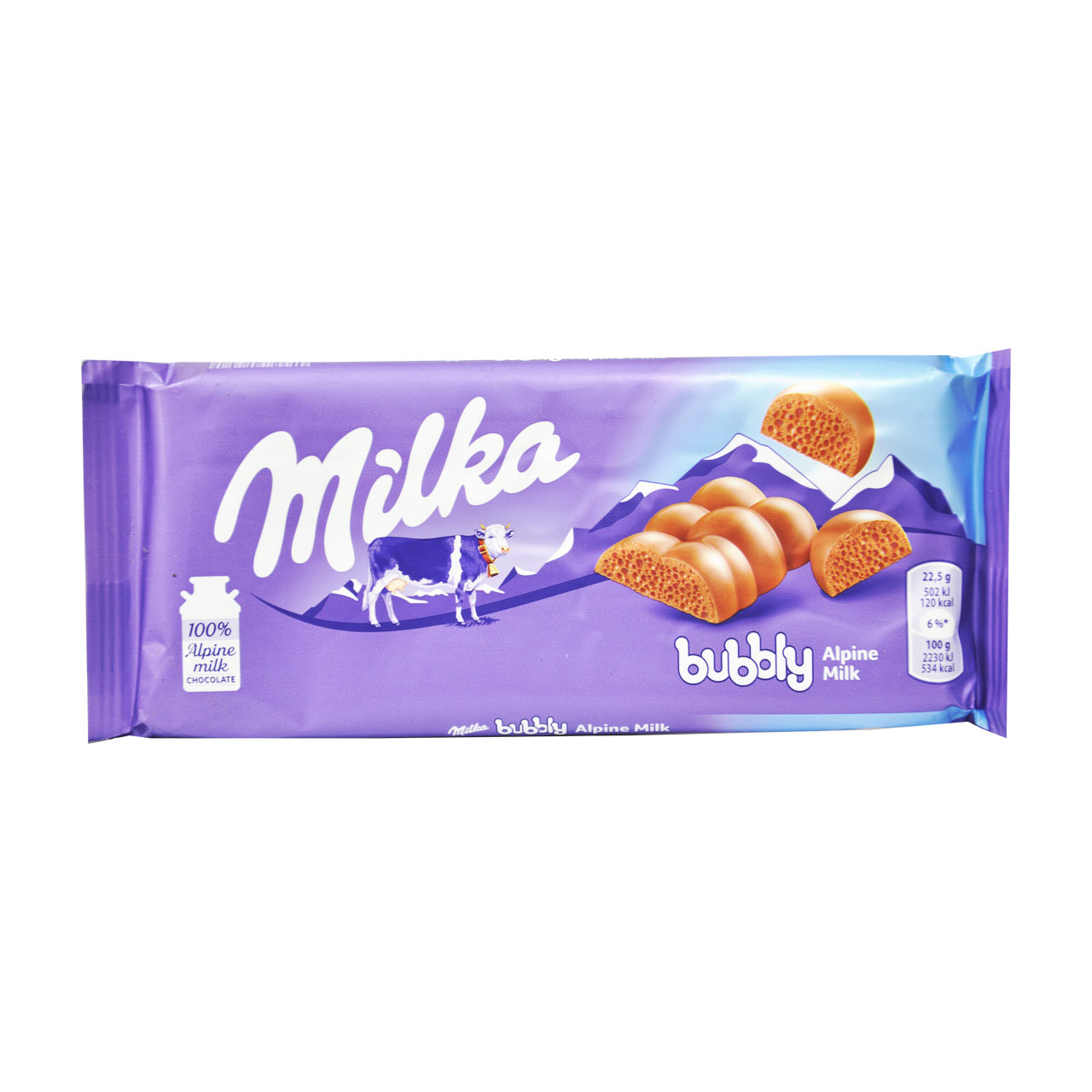 شکلات شیری حبابی ( بابل ) 90 گرم میلکا - milka