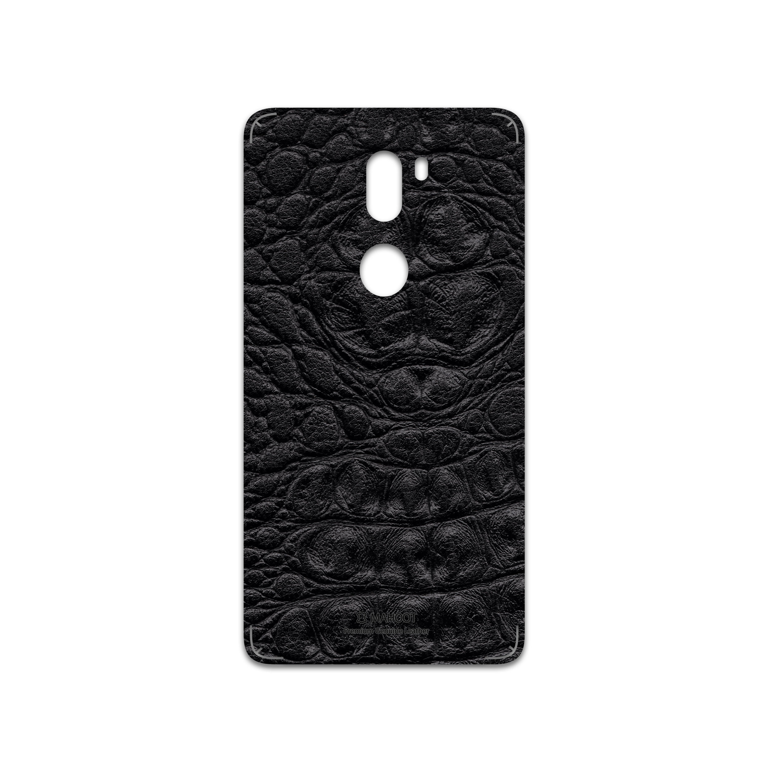 برچسب پوششی ماهوت مدل Black-Crocodile-Leather مناسب برای گوشی موبایل شیائومی Mi 5s Plus