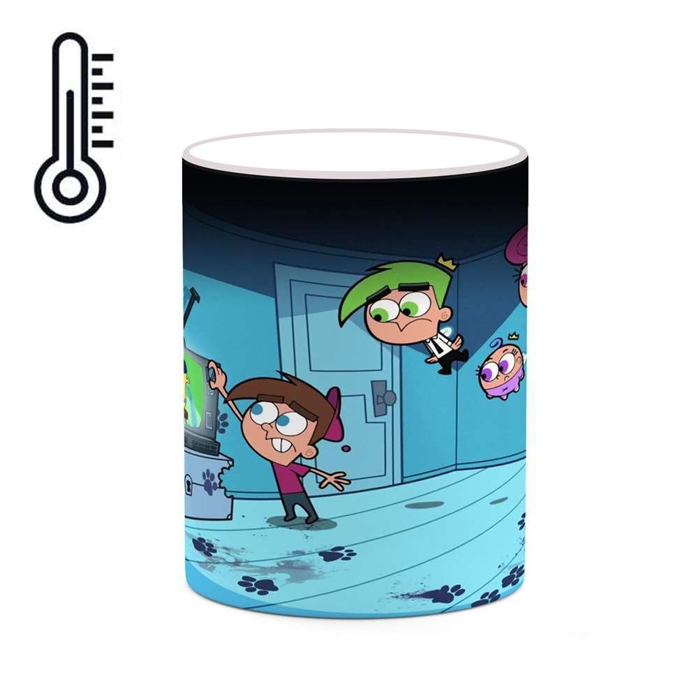 ماگ حرارتی کاکتی طرح کارتون The Fairly OddParents مدل mgh23408