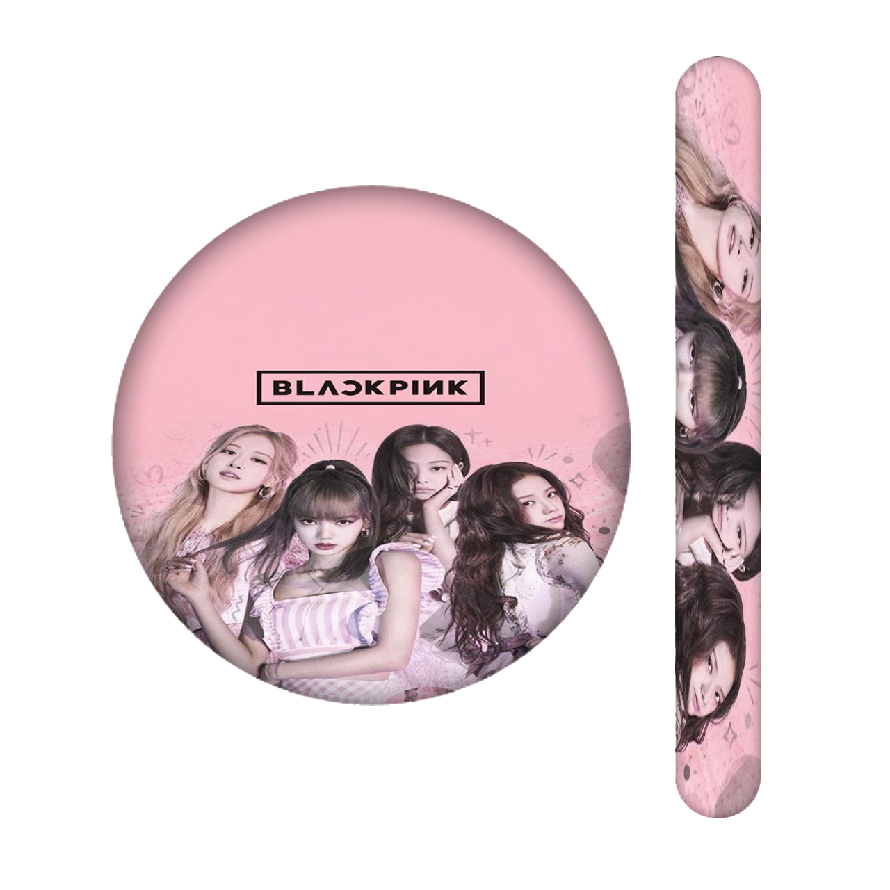 سوهان ناخن مندیکس مدل BLACK PINK کد 2344 به همراه آینه جیبی