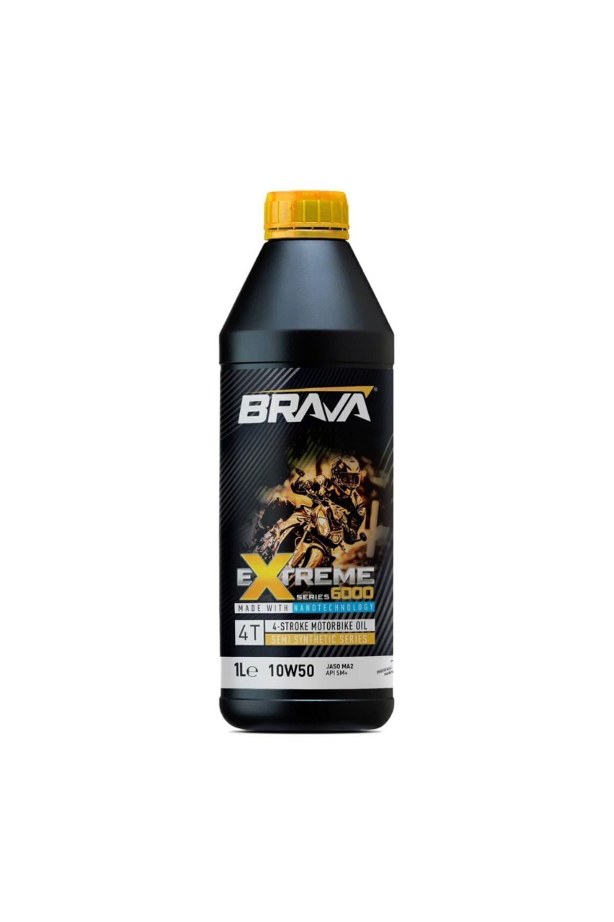 روغن و مکمل موتور شدید 6000 4T 10W50 براوا اورجینال Brava