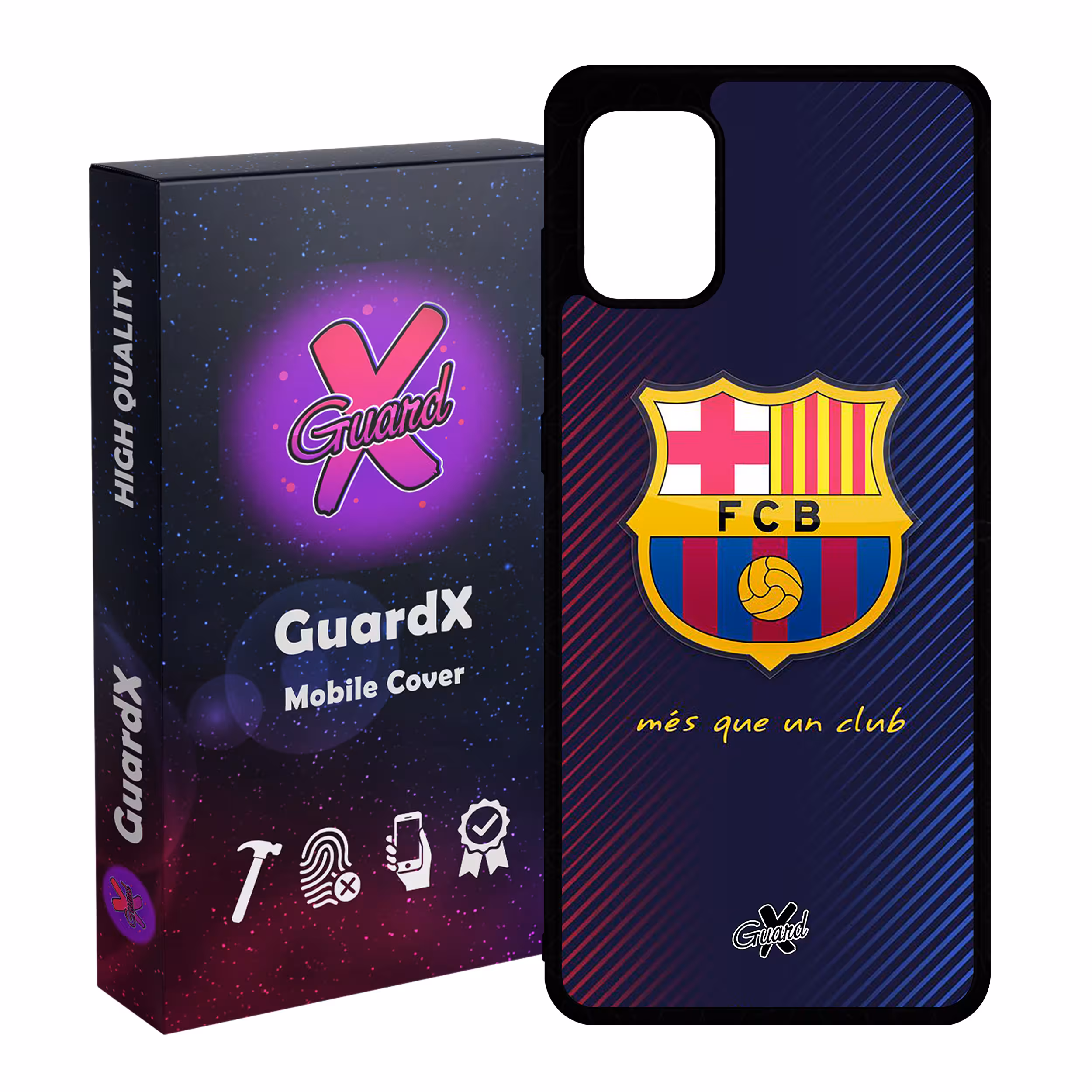 کاور گارد ایکس طرح Barcelona مدل Glass10058 مناسب برای گوشی موبایل سامسونگ Galaxy A31