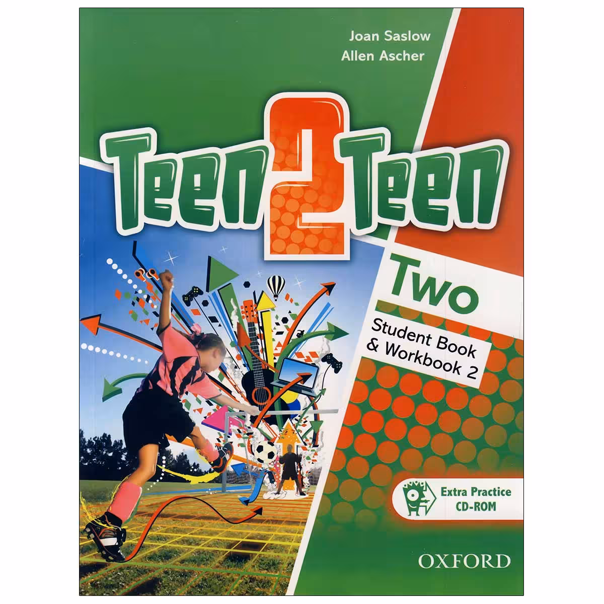 کتاب 2 teen 2 teen اثر Joan Saslow and Allen Ascher انتشارات اکسفورد