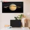 تابلو فنچ آرت طرح سیاره زحل کد SKY114